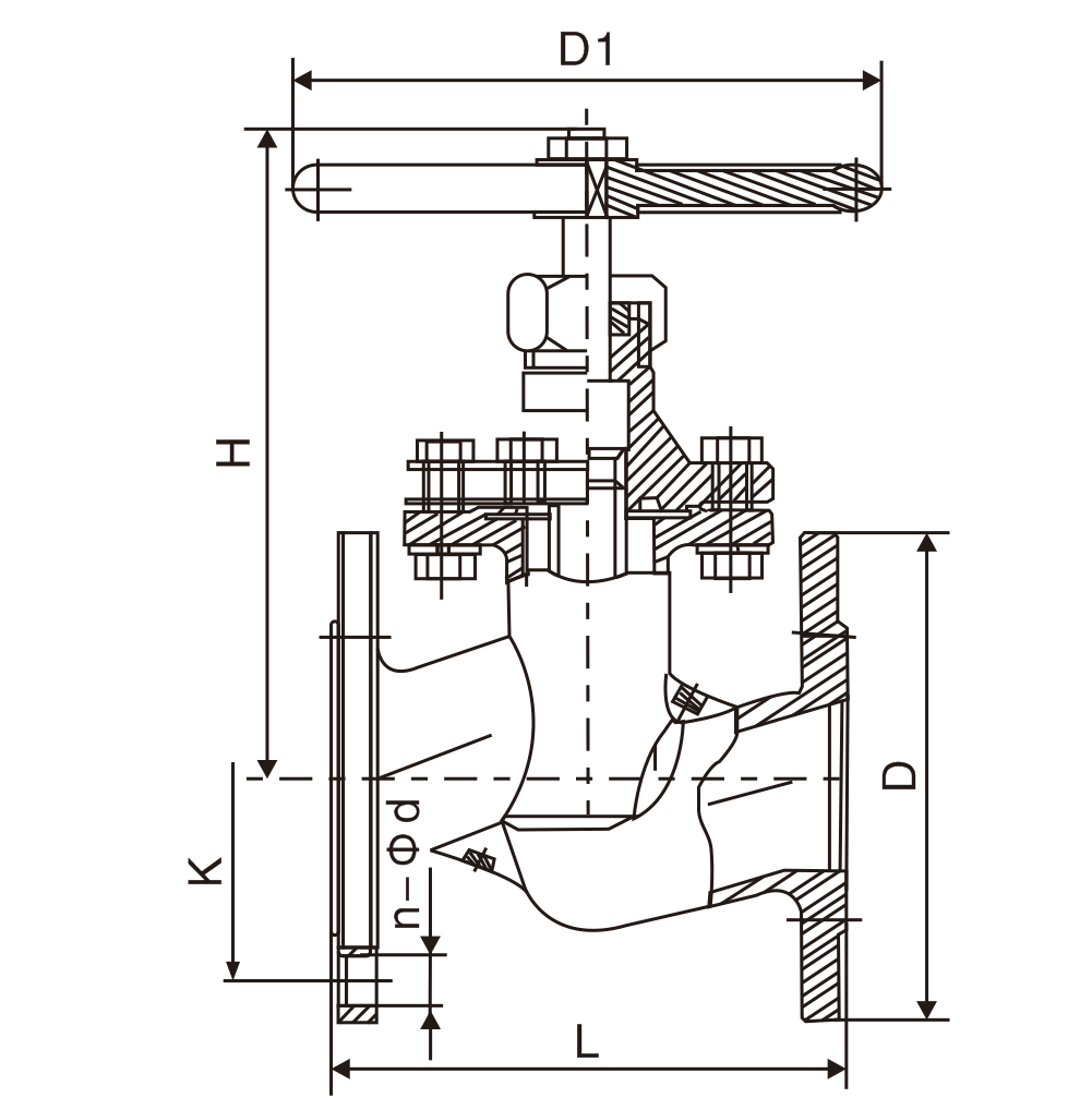 黃銅(tong)法蘭截止(zhi)閥(圖1)