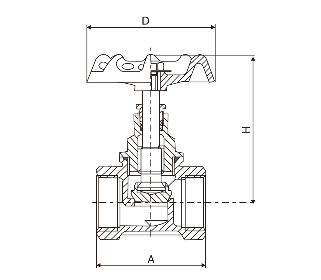 黃銅(tóng)絲扣截(jie)止閥(圖(tú)1)