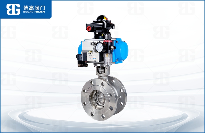 不(bú)鏽鋼氣(qi)動法蘭(lán)中線蝶(die)閥